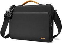 tomtoc 360 Protective Laptop Shoulder Bag for 14-inch MacBook Pro M4/M3/M2/M1 Pro/Max 2024-2021, Water-Resistant Carrying Case for 13.5-14.4 Inch Microsoft Surface Laptop 6/5/Studio 2/1