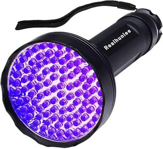 UV Flashlight Black Light, 100 LED Blacklight Flashlite Pet Urine Detector for Dry Dog/Cat Urine Stains Detection, Bed Bug, Scorpions Finder with UV Sunglasses, Working with Pet Odor Eliminator