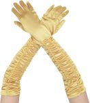 Lace Gold Wedding Gloves For Women
