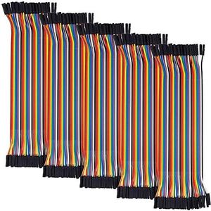 AZDelivery 5 x Jumper Wire Cable Cavo F2F female to female compatibile con Arduino incluso un E-Book!