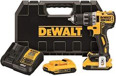 DEWALT 20V MAX Cordless Drill/Driver Kit, Brushless, 1/2-Inch (DCD791D2)