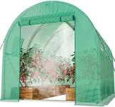 YITAHOME 10x6.5x6.5ft Greenhouse w/ Water System Heavy Duty Green House Large Tunnel Greenhouses Kit Walk in Outdoor Plant Gardening Upgraded Galvanized Steel for Garden, Backyard, Green