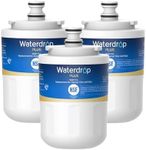 Waterdrop Plus UKF7003 Refrigerator Water Filter, Replacement for Maytag UKF7003, UKF7002AXX, Whirlpool EDR7D1, UKF7003AXX, UKF7002, 7003AXXP, UKF6001AXX, UKF5001, NSF 401&53 Certified, Pack of 3