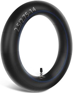 Felixstory 2.5/2.75-14”Heavy Duty Inner Tube with TR4 Reinforced Straight Stem Valve, Fit for 60/100-14 Tire, 50cc 110cc 125cc 140cc 150cc 160cc Mini Dirt Bikes, Pit Bikes, Motorcycles, and E-Bikes