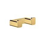 hansgrohe 41755140 AddStoris Double Robe Hook, Brushed Bronze