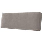 ANARACHON Velvet Couch Cushion Covers Stretch Sofa Seat Slipcovers Sets Couches Furniture Protector for Sectional Armchair Loveseat Pets Kids (1 Cushion XL Sofa, Khaki)
