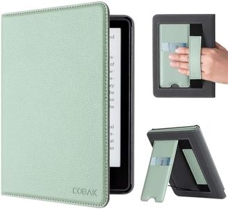 CoBak for Kindle Paperwhite Case with Stand - Durable PU Leather Cover with Auto Sleep Wake, Hand Strap Feature - Fits Kindle Paperwhite 11th Generation 6.8" and Signature Edition 2021 Released