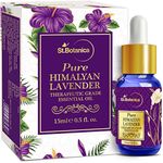 St.Botanica Pure Himalyan Lavender Essential Oil, 15ml with 100% Pure & Natural Pure Himalyan Lavender Essential Oil | No Parabens & Sulphates | Cruelty Free & Vegan