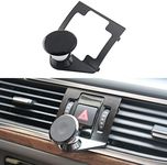 Cookiss magnetic phone car mount Compatible with Audi A6 C7 and Audi A7 C7 Suitable for Smartphone and GPS with car phone holder, 360 Degree Adjustable View (Black)