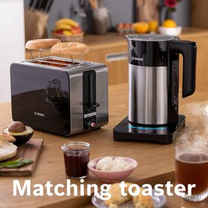Bosch Sky Cordless Kettle 1.7L – Stainless Steel Electric Jug