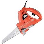 BLACK+DECKER 400 V Scorpion Electric Saw with 3 Blades and 10mm Stroke Length, KS890ECN-GB