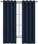 Deconovo Navy Blue Blackout Living 