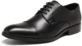 Bruno Marc Men's Oxford Dress Shoes, Black/SBOX222M, Size 7