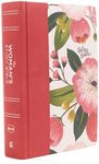 NKJV, The Woman's Study Bible, Cloth over Board, Pink Floral, Red Letter, Full-Color Edition: Receiving God's Truth for Balance, Hope, and Transformation