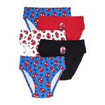 Marvel Spiderman Boys Briefs, Pack of 5 Spiderman Underwear For Boys, Ages 2 to 8 Years Old (3-4 Years) Multicoloured