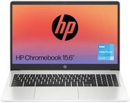 HP Chromebook 15.6" | Intel Pentium Silver N6000 Processor | 4 GB RAM | 128 GB eMMC | Intel UHD Graphics | FHD Display | Up to 10hrs battery | Chrome OS | Dual Speakers| Mineral Silver | 15a-na0003sa