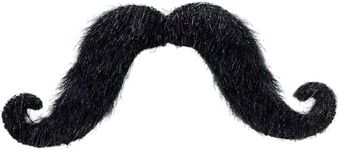 Black Moustache Costume Accessory -