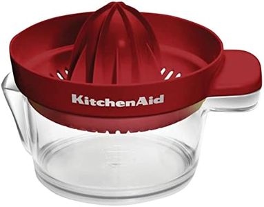 KitchenAid - Citrus Juicer, 18 Ounce Juicer with Measurement Markings and Non-Skid Base, Red