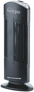 ENVION CA200 Ionic Pro Medium Room Silent Compact Tower Air Purifier with High and Low Settings, Removes Pollen, Smoke, and Irritant Particles, Black