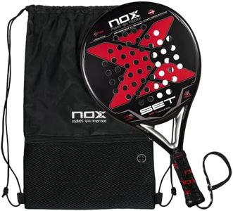 NOX Set di racchette da padel, serie esclusiva, colore nero, rosso, standard (Amazon Exclusive Set 22)