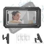 Tryone Shower Phone Holder Mount Waterproof 360° Rotating Bathroom Wall Cellphone Mountable Case, Shower Magic Box Compatible with iPhone 12 Pro 12 11 Pro Xs 8 | Samsung S21 or Other 4"-6.8" Device