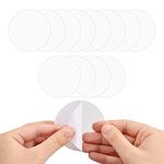 Dokpav 12 Pcs Transparent Repair Patch, TPU Tent Repair Patches,Waterproof Tent Repair Patch,Transparent Inflatable Repair Kit for Tents, Awnings, Mattresses,Raincoat, Inflatable Swimming Pools (B)