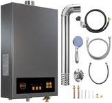 GEARPASS Propane Gas Tankless Water Heater, 5.3 GPM, 130,000 BTU Indoor, On Demand Instant Hot Water Heater with Touch LED Temperature Display and Multi-Protection