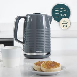 Breville Zen Electric Kettle – Grey, Fast Boil