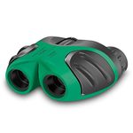 for 4-10 Years Old Boys, VNVDFLM Compact 8x21 Shockproof Binoculars Explore Toys for Bird Watching& Travel, Kids Telescope for Teens Boys Girls Easter Gifts Toys (Green)