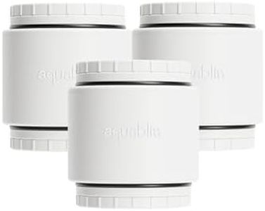 AquaBliss HD Revitalizing Shower Filter Replacement Cartridge for SF400 & SF500-2x Vitamin C + Minerals for Silky Hair, Glowing Skin, Strong Nails. 3-Pack (SFC400)