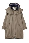 LightHouse Womens Outrider Warm Waterproof Raincoat - Ladies Lined Windproof Outdoor Coat with Removable Hood - Fawn - 20