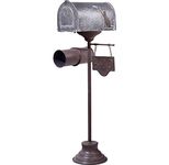 Cabapost Post Stand, Cat and Letter, Stand Post, Stationary Post, Postbox, Postbox, Stand