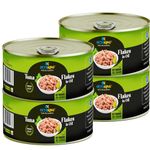 Octoking Canned Tuna Flakes in Oil 185gm (Pack of 4)