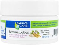 Earth's Care Eczema Lotion - Natural Lotion for Eczema - Safe and Mild Eczema Lotion for Adults and Kids, Trial Size (0.42 OZ)