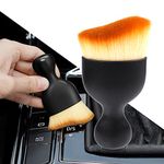 Car Cleaning Brush Car Duster Car Nanofiber Brushes for Detailing Interior, Car Detailing Brush, Soft Bristles Cleaning Brush Dusting Tool for Dashboard, Keyboard, Air Conditioner, Gap, Window Railing