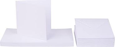 Craft UK 50 White Self-Seal Cards &