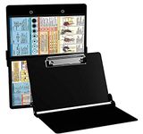 Nursing Clipboard Black (Aluminum Clipboard Medical Edition Black) Foldable Clipboard Letter Size