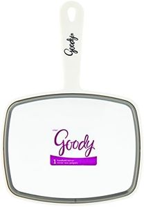 Goody Hair Styling Hand Mirror (11-Inch), (Colors May Vary) (Pack of 2)
