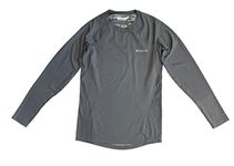 Columbia Mens Midweight Stretch Base Layer Omni Heat Top Shirt (as1, Alpha, s, Regular, Regular, Standard, Grey, S)