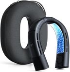 TORRAS COOLiFY 2S Neck Fan [2025 Upgraded], 28H Extended Battery Life, Neck Fans that Blow Cold Air, APP Control, Portable Neck Fan, Neck Air Conditioner for Travel, Work, Hiking. Black
