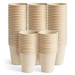 HAAGO 300 Biodegradable Sugarcane Cups Eco-Friendly & Compostable, for Cold Drinks at BBQs, Outdoor Events, Picnics - 370ml