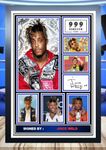 (569) JUICE WRLD RAPPER/HIP HOP SIGNED A4 FRAMED PHOTOGRAPH (REPRINT) GREAT GIFT