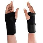 Kurtzy Carpal Tunnel Wrist Supports (1 Pair) - Brace with Adjustable Strap for Left & Right Hand without Affecting Flexibility - Compression Splint for Pain Relief from Tendonitis, Arthritis & Sprains