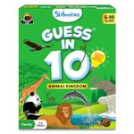 Skillmatics Card Game - Guess in 10 Animal Kingdom, Perfect for Boys, Girls, Kids, and Families Who Love Board Games and Educational Toys, Travel Friendly, Gifts for Ages 6, 7, 8, 9