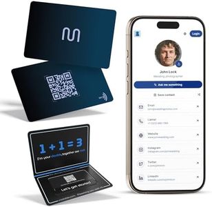 MiDoble Card - Digital Business Card - Tap to Share - AI Assistant - Networking Card Powered by AI - Connect with People - Tap the NFC or Scan the QR - iPhone & Android