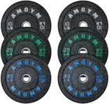 AMGYM Bumper Plates, 2-Inch Olympic