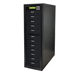 Vinpower Digital Standard 1 to 11 Target 24x DVD CD Disc Duplicator Tower SATA Optical Drives - Black