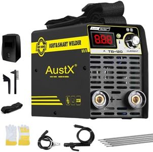 AustX 120A Stick Welder 220V, Small Mini Portable Welding Machine, 2 IN 1 ARC/Lift TIG Welder with IGBT Hot Start ARC Force Anti-Stick 5PCS Welding Rods, Best for Beginner