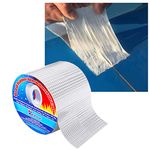 Reyhoar Professional Super Waterproof Tape, Aluminum Butyl Rubber Tape for Pipe/Metal/RV Awning/Roof Leak/Window Seal/Boat, 4in Wide 16.4ft Long