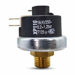 HANUMETO MATER Italy Pressure Switch | Adjustable Air Compressor Pressure Control Switch | Heavy Duty Brass Connector | Reliable for Industrial (PRESSURE SWITCH XP-110-1/4" (0.2 TO 1.2 BAR))